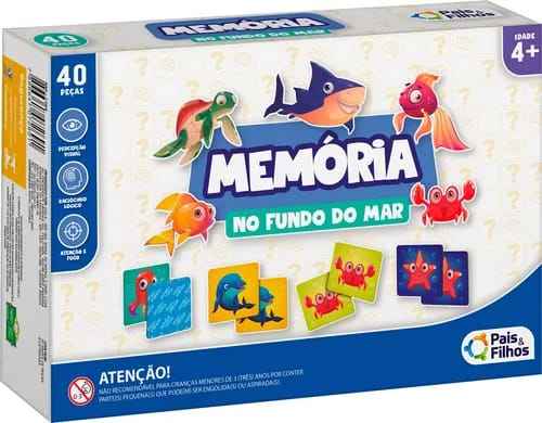 JOGO MEMORIA NO FUNDO DO MAR
